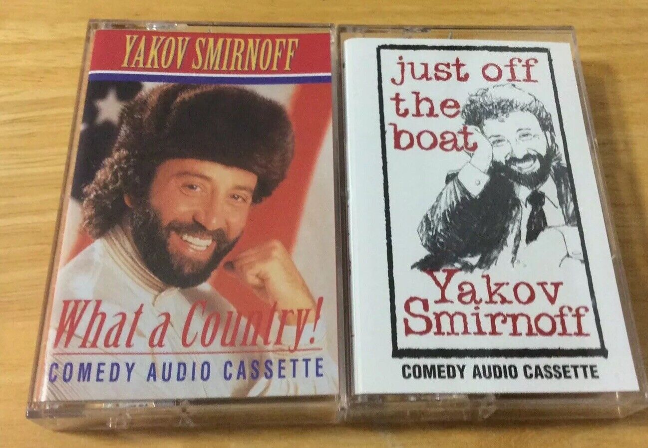 Yakov Smirnoff- 1994 Pair Of Cassettes  LIKE NEW 