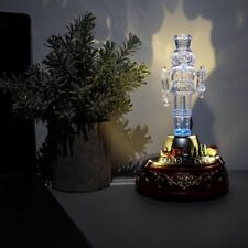 Vintage Lighted Christmas Decorations Soldier Nutcracke Music Box Gift Decor Hom picture