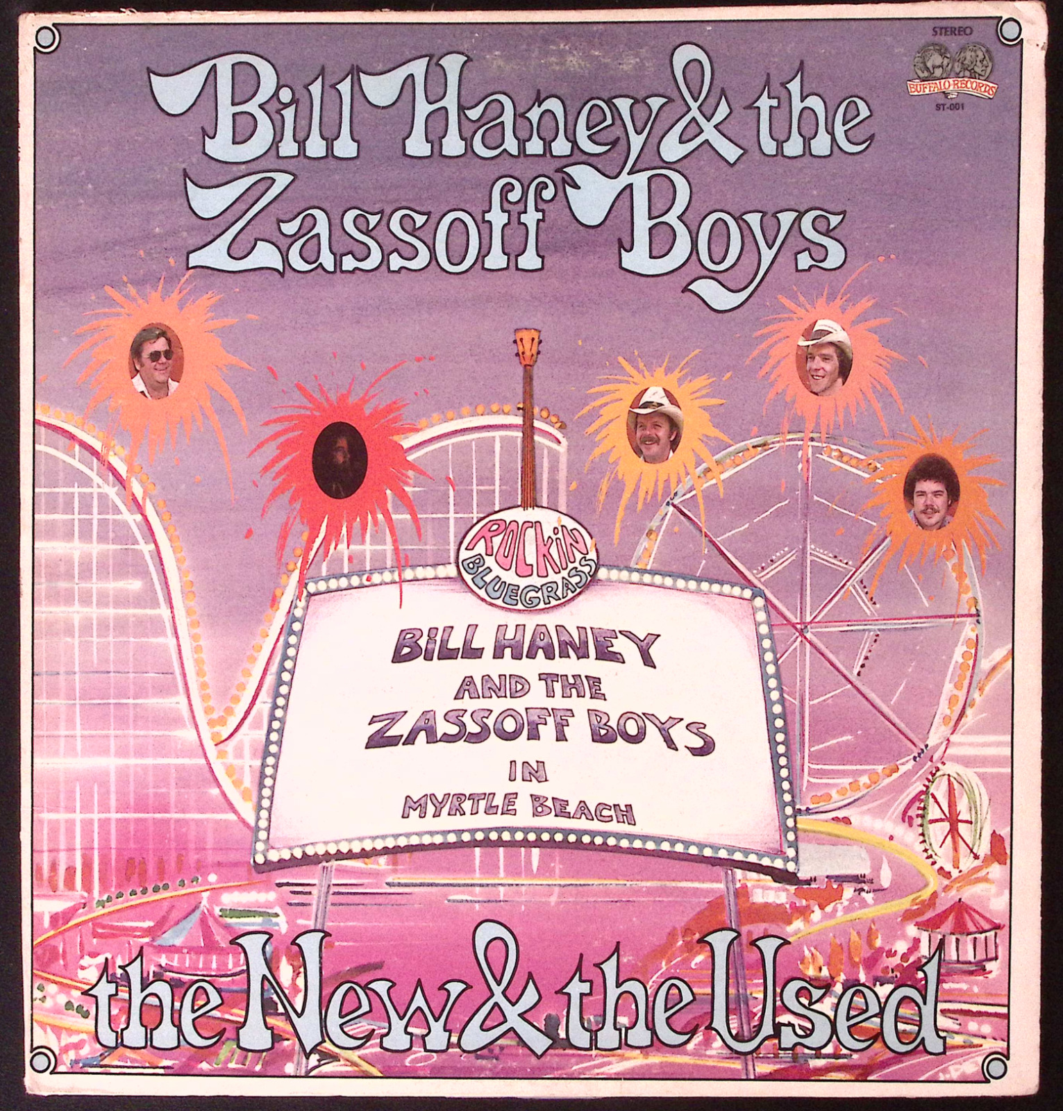 BILL HANEY & THE ZASSOFF BOYS IN MYRTLE BEACH BUFFALO RECORDS VINYL LP 122-57W