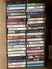 Huge Lot of 100 Vintage Cassette Tapes Rock Pop 60s thru 80s Elvis Country MORE picture