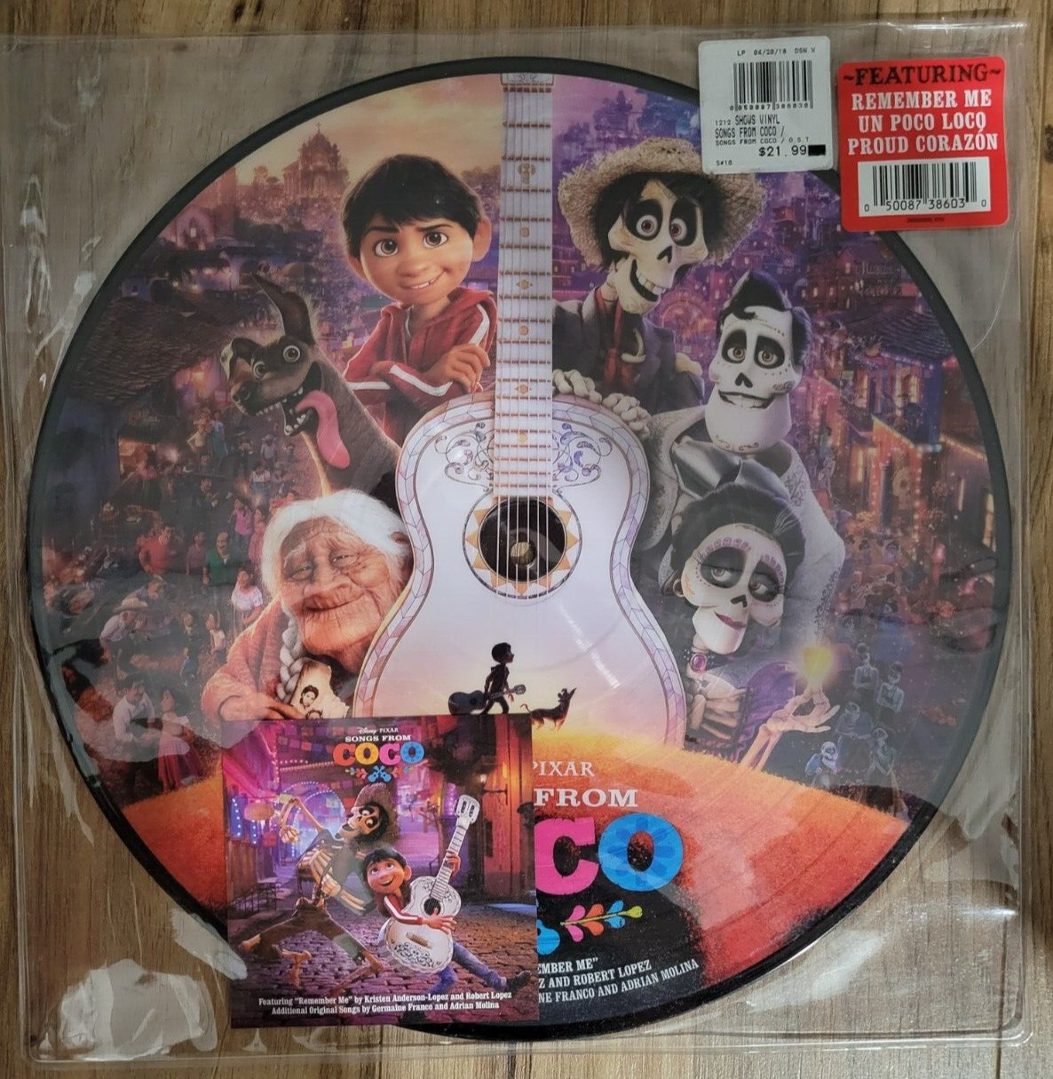 Disney Pixar-Songs from Coco Vinyl Record- Nice