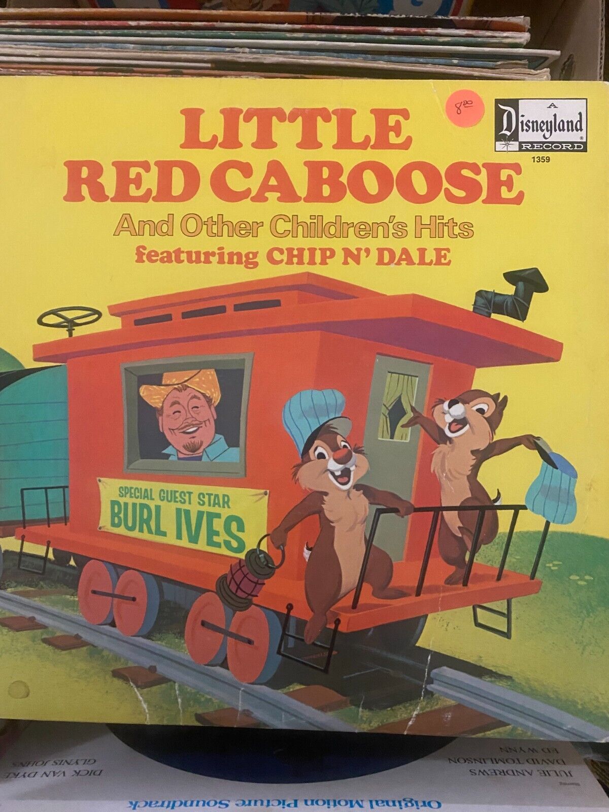 Little Red Caboose & Other Childrens Hits Vinyl LP Record Chip n Dale Burl Ives 