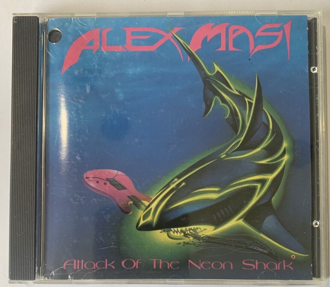 Alex Masi - Attack of the Neon Shark 1989 CD Frankie Banali Allan Holdsworth OOP