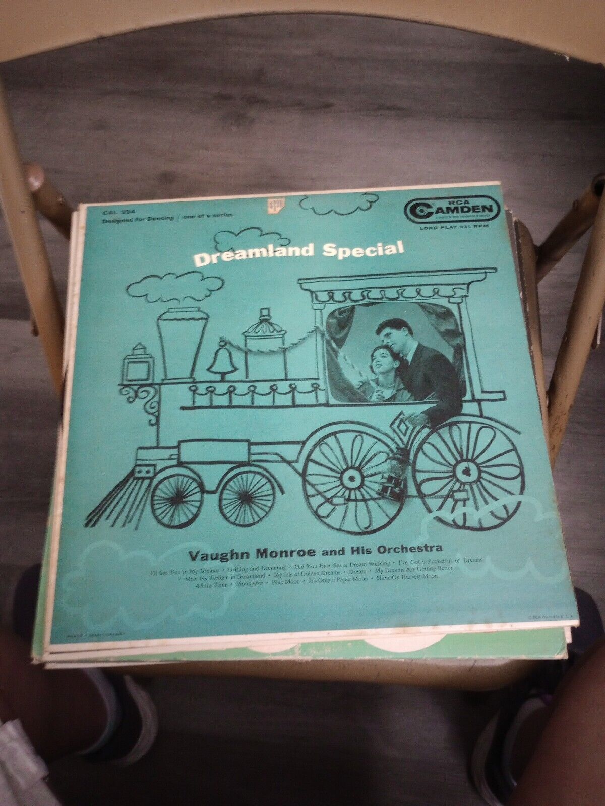 Vintage Vinyl LP Vaughn Monroe And His Orchestra Dreamland Special CAL354 G+(UP)