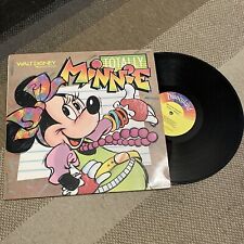 Vintage 1986 Walt Disney Totally Minnie Mouse Vinyl Record 62521 picture