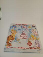 Vintage Care Bear Cousins In A Day In The Forest of Feelings Book Record 1985 picture