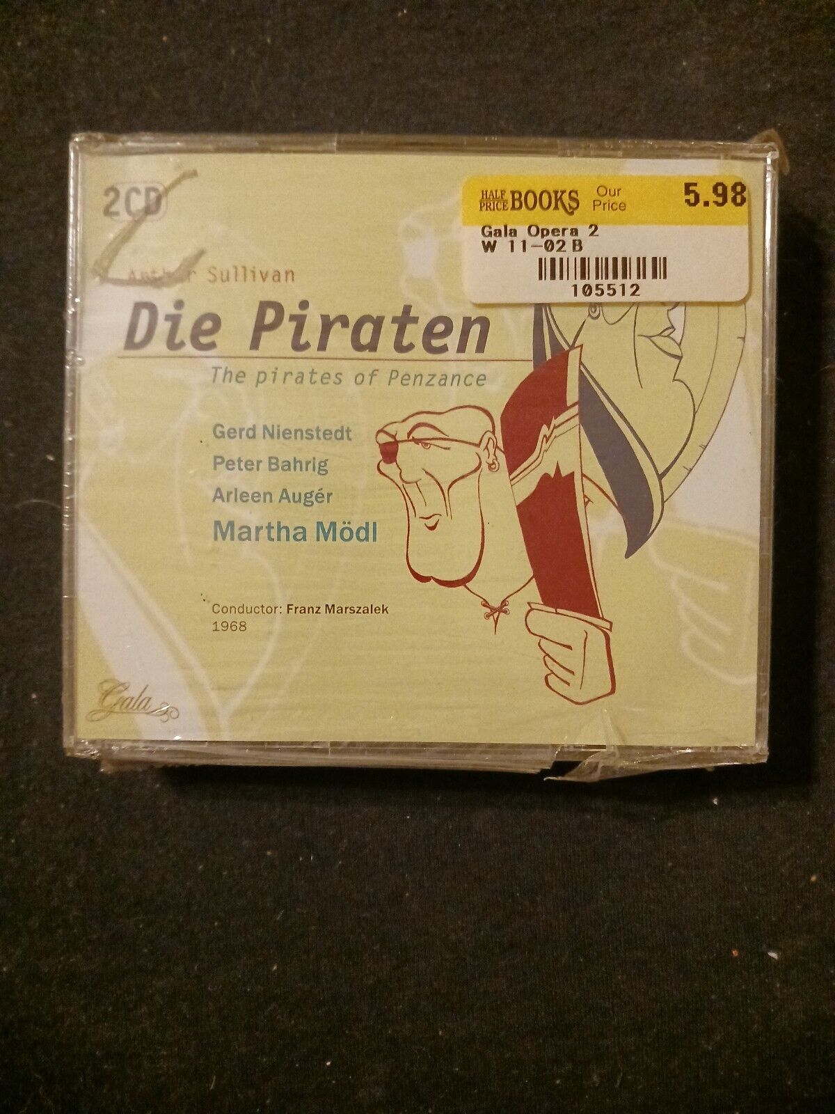 Sullivan: The Pirates of Penzance (Die Piraten) - Modl, Nienstedt 1968 CD, Gala