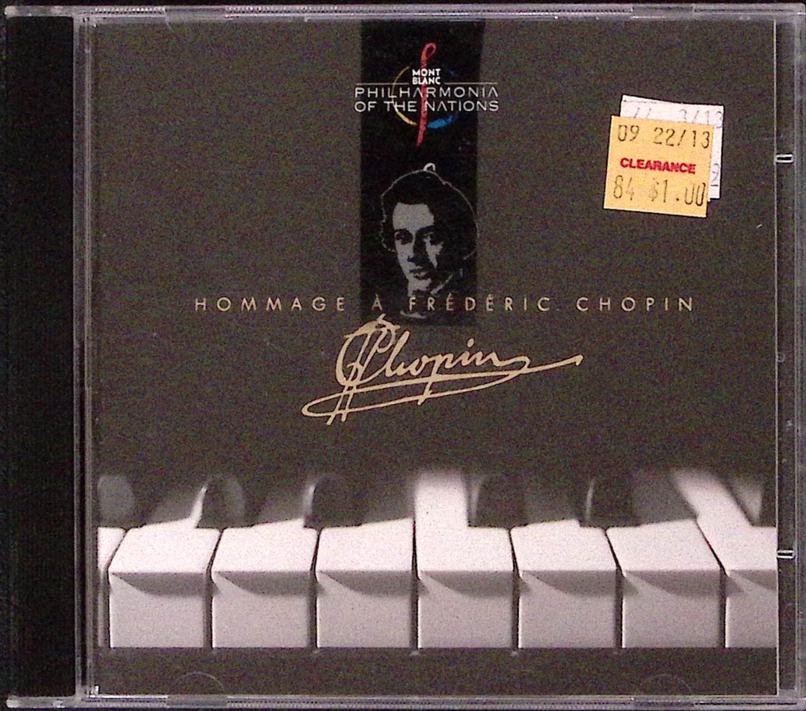 MONTBLANC PHILHARMONIA OF THE NATIONS HOMMAGE A FREDERIC CHOPIN FRANTZ  CD 976
