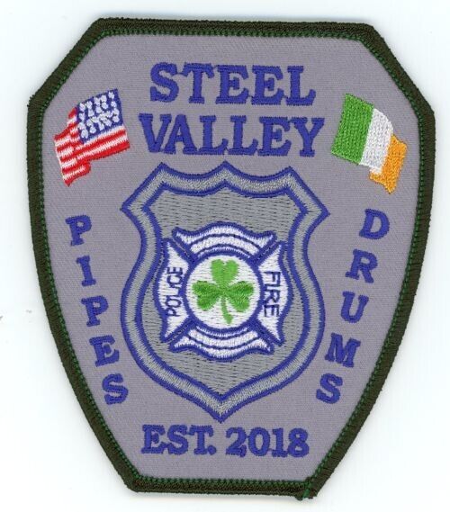 OHIO OH STEEL VALLEY PIPES DRUMS NICE PATCH POLICE FIRE SHERIFF