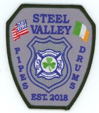 OHIO OH STEEL VALLEY PIPES DRUMS NICE PATCH POLICE FIRE SHERIFF picture