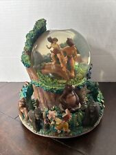 Vintage Musical Snow Globe Disney Tarzan & Jane Plays Two Worlds Works Perfectly picture