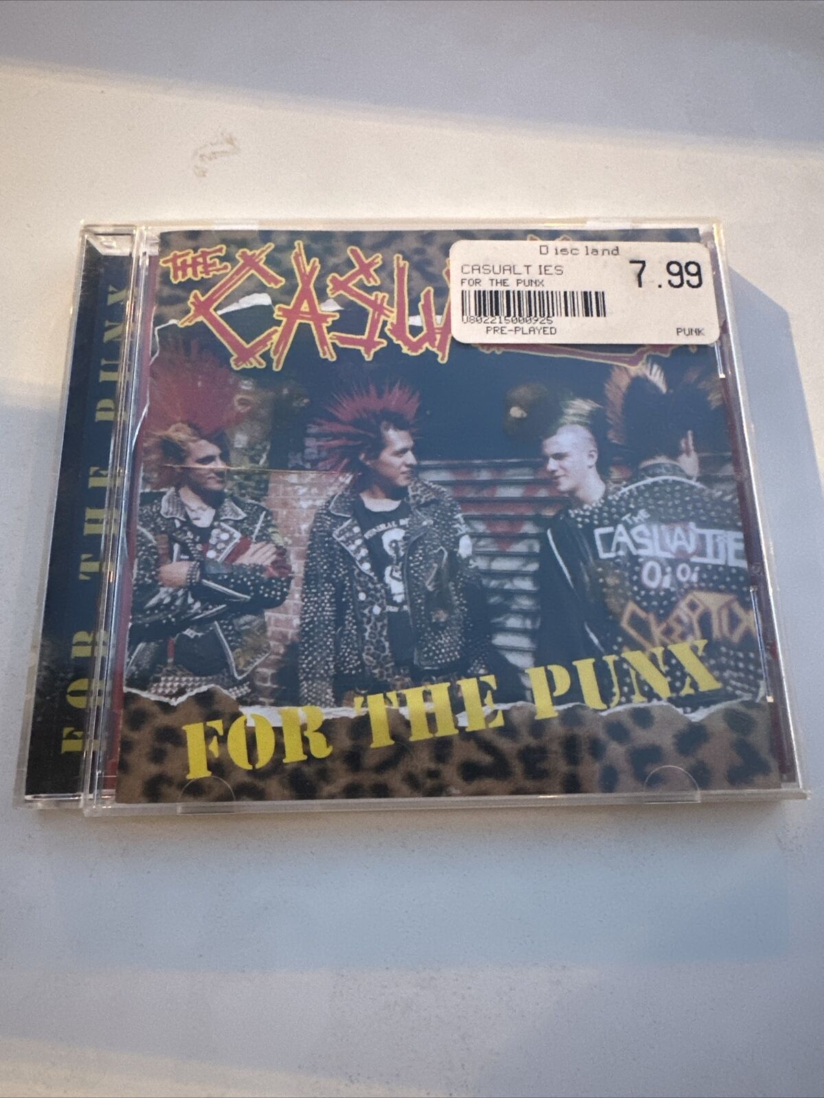 The  CASUALTIES: For the Punx CD