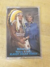 Klaudt Indian Family MIRACLES Vintage Native American Cassette BRAND NEW SEALED picture