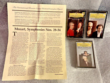 3 Sealed Cassettes Mozart Symphonies No 28-34 Wiener Philharmoniker James Levine picture