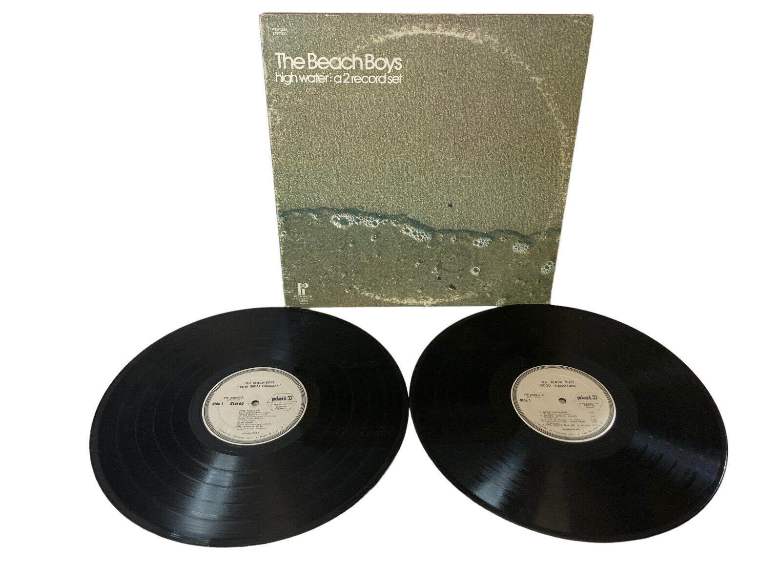 The Beach Boys – High Water Vinyl 2 LP Set Compilation Reissue 33 Rpm  1973