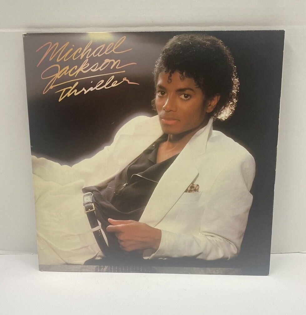 Michael Jackson Thriller LP 1982 Vintage Vinyl Original Pressing