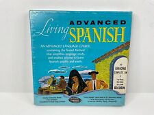 Vintage Living Advanced Spanish Language Course Vintage Record Vinyl Set READ picture
