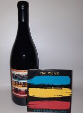 THE POLICE SYNCHRONICITY WINES THAT ROCK EMPTY WINE BOTTLE & 45RPM VINYL RECORD picture