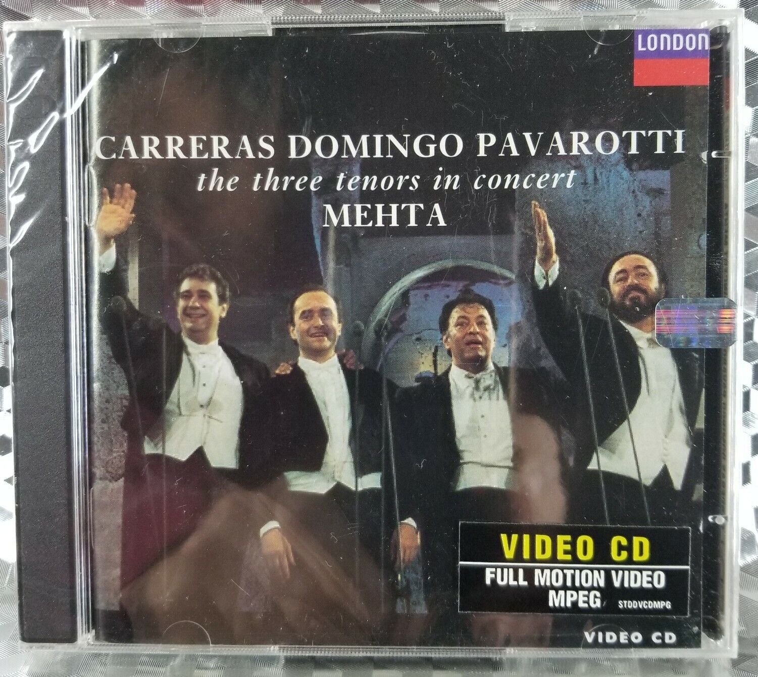 Carreras Domingo Pavarotti CD-i Video CD Mehta Three Tenors in Concert Vintage