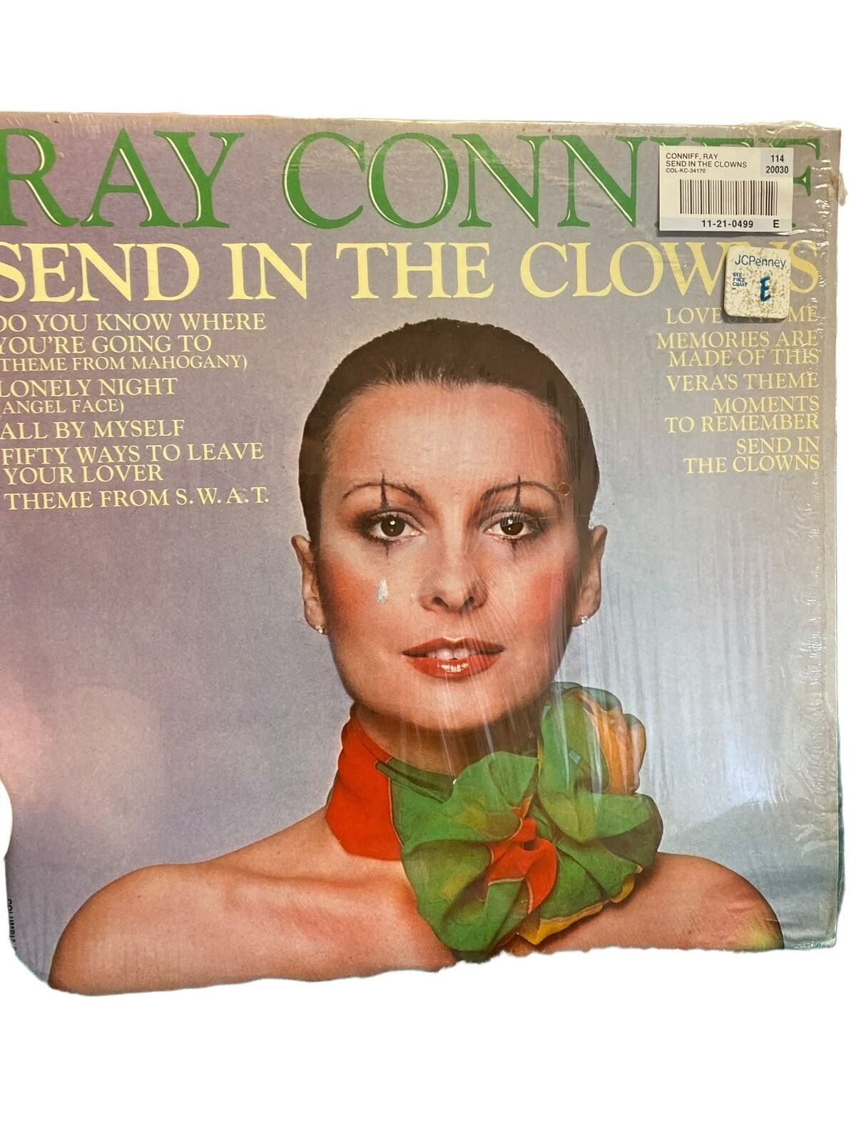 Vintage vinyl record Ray Conniff send in the clowns