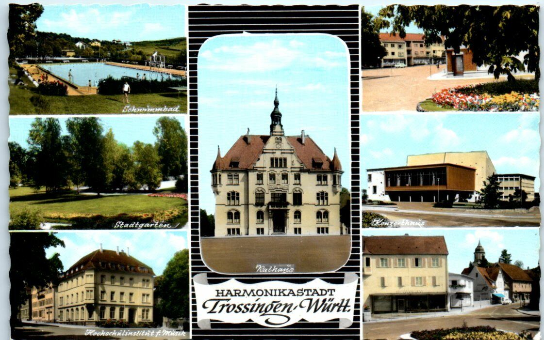 Postcard - Harmonica town of Trossingen, Germany