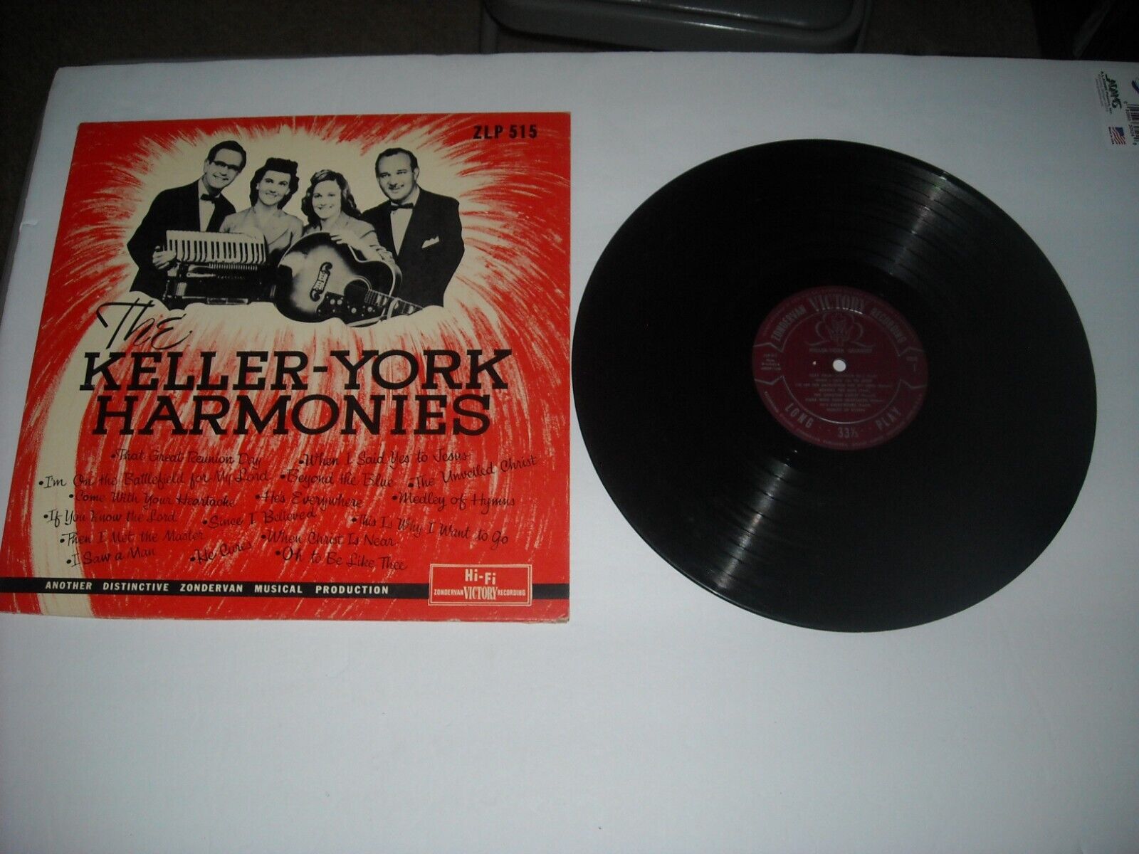 The Keller York Harmonies Album ~ Very Rare Vintage Collectible Play Tested