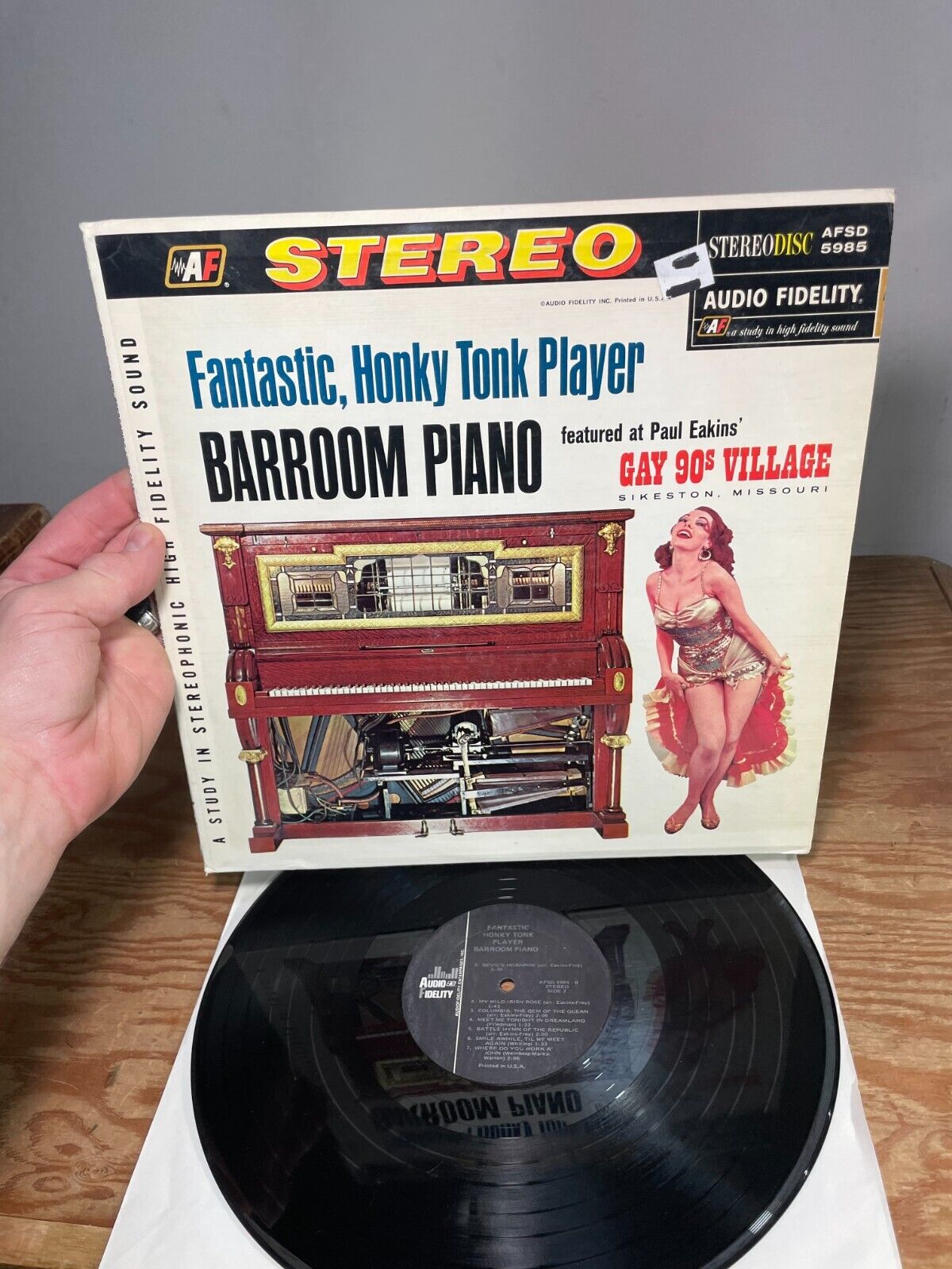 Paul Eakins Fantastic Honky Tonk Player Barroom Piano Audio Fidelity