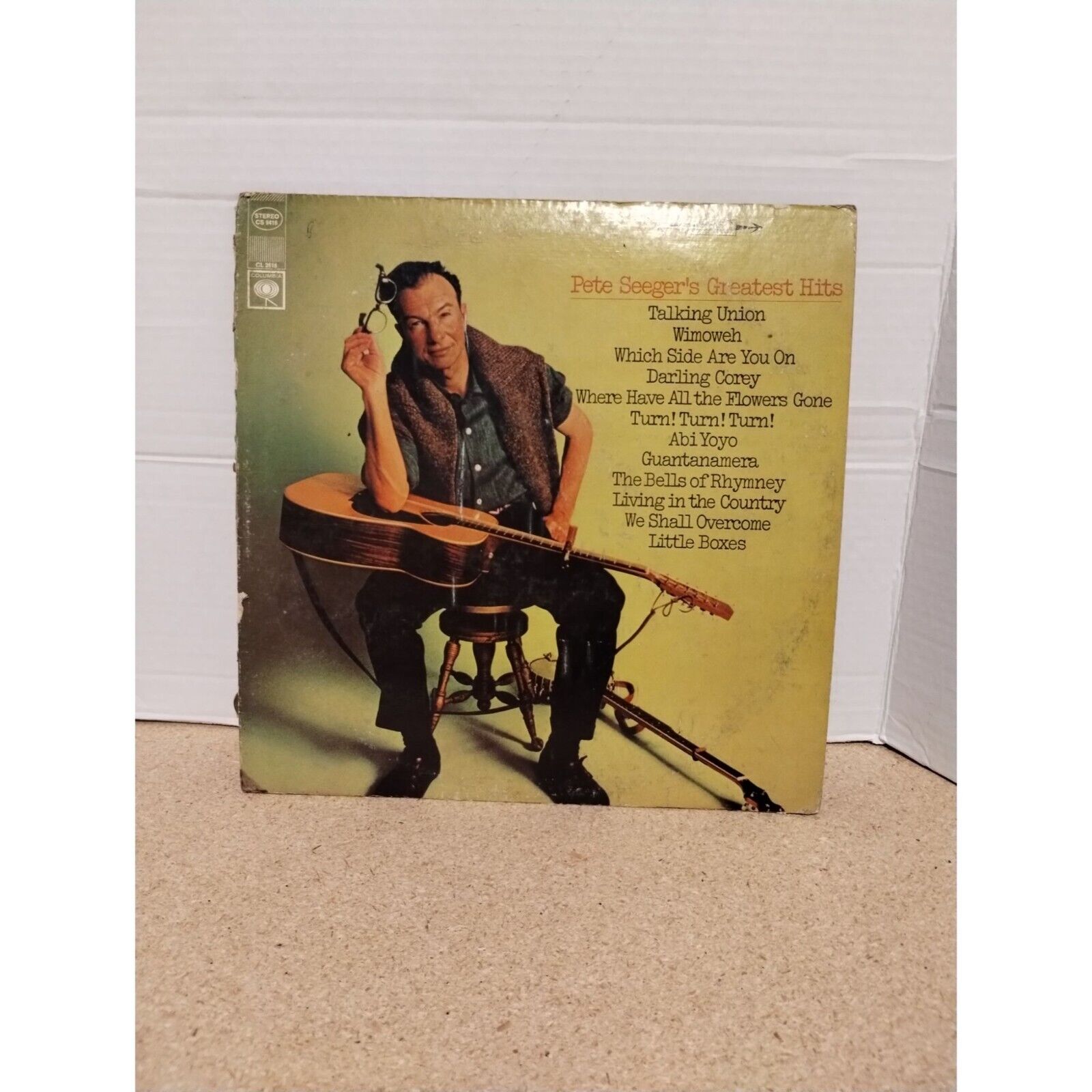 Pete Seeger\'s Greatest Hits Stereo Columbia Records 1967 CL2616 Shrink Wrap LP