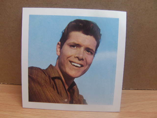 Cliff Richard– large card given free with Mister Softee Ice Cream 1960s