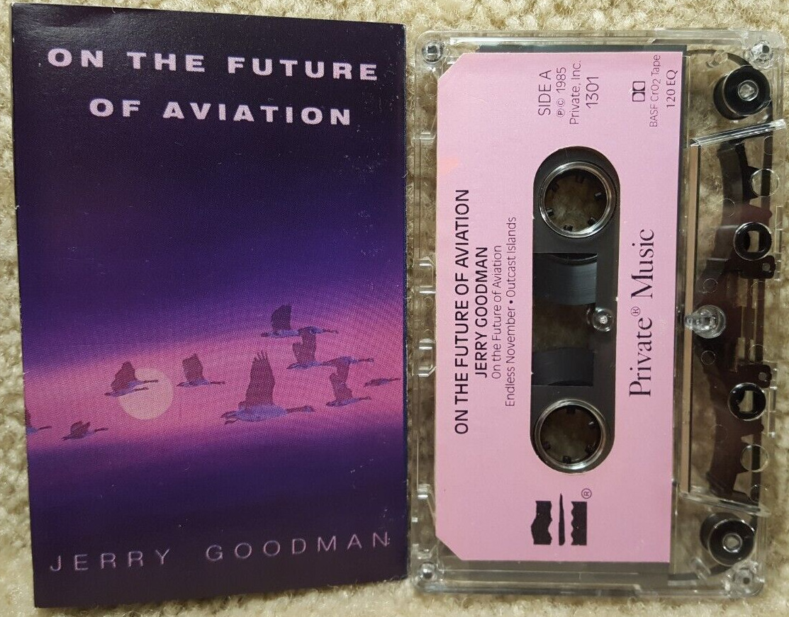 Vintage 1985 Cassette Tape Jerry Goodman On The Future Of Aviation Private Music