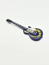 RARE Coca Cola Mini Guitar Les Paul Blue / Yellow - Approximately 7 Inches Soda picture