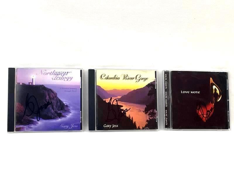 Lot of 3 Gary Jess CD's Northwest Trilogy Columbia River Gorge Love Note USA PNW