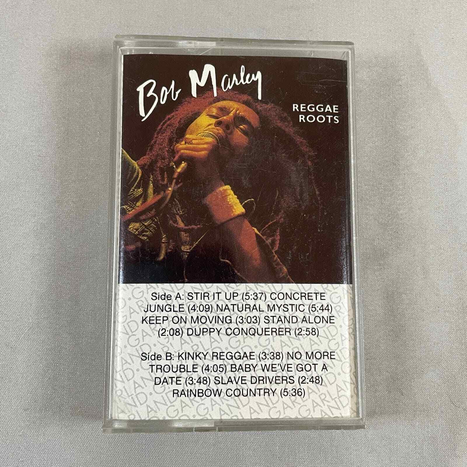Bob Marley Reggae Roots Cassette Album Vtg 1988 Jamaican Island Music GRC-301