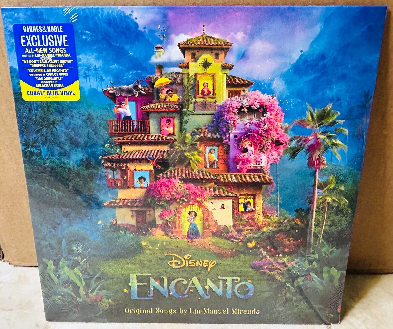 Disney Encanto Cobalt Blue Vinyl Soundtrack LP Lin-Manuel Miranda NEW SEALED