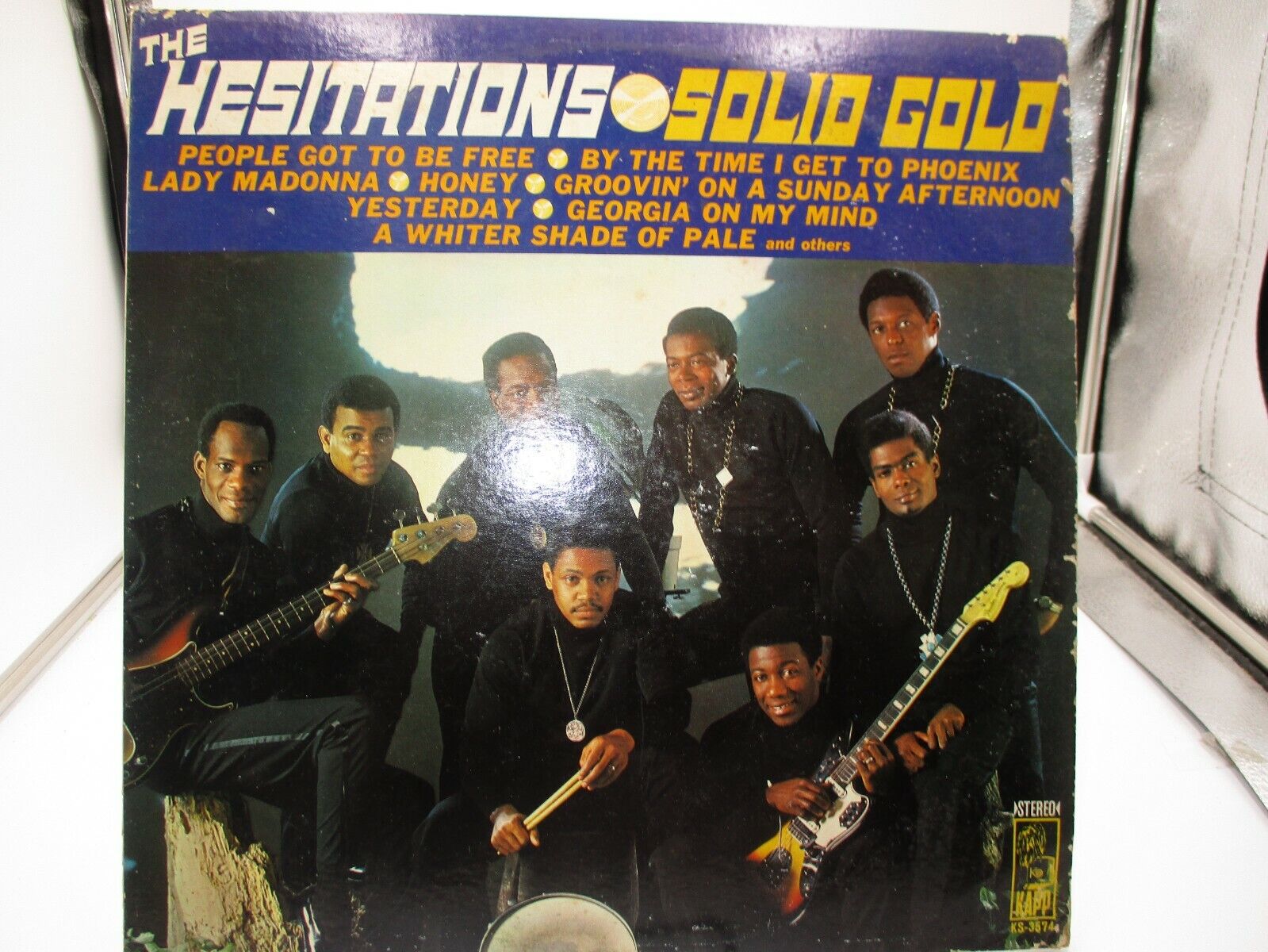 The Hesitations Solid Gold LP Record KAPP KS-3574 Stereo Ultrasonic Clean VG+ 