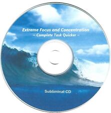 Extreme Focus and Concentration  ~ Complete Task Quicker ~ Subliminal CD picture