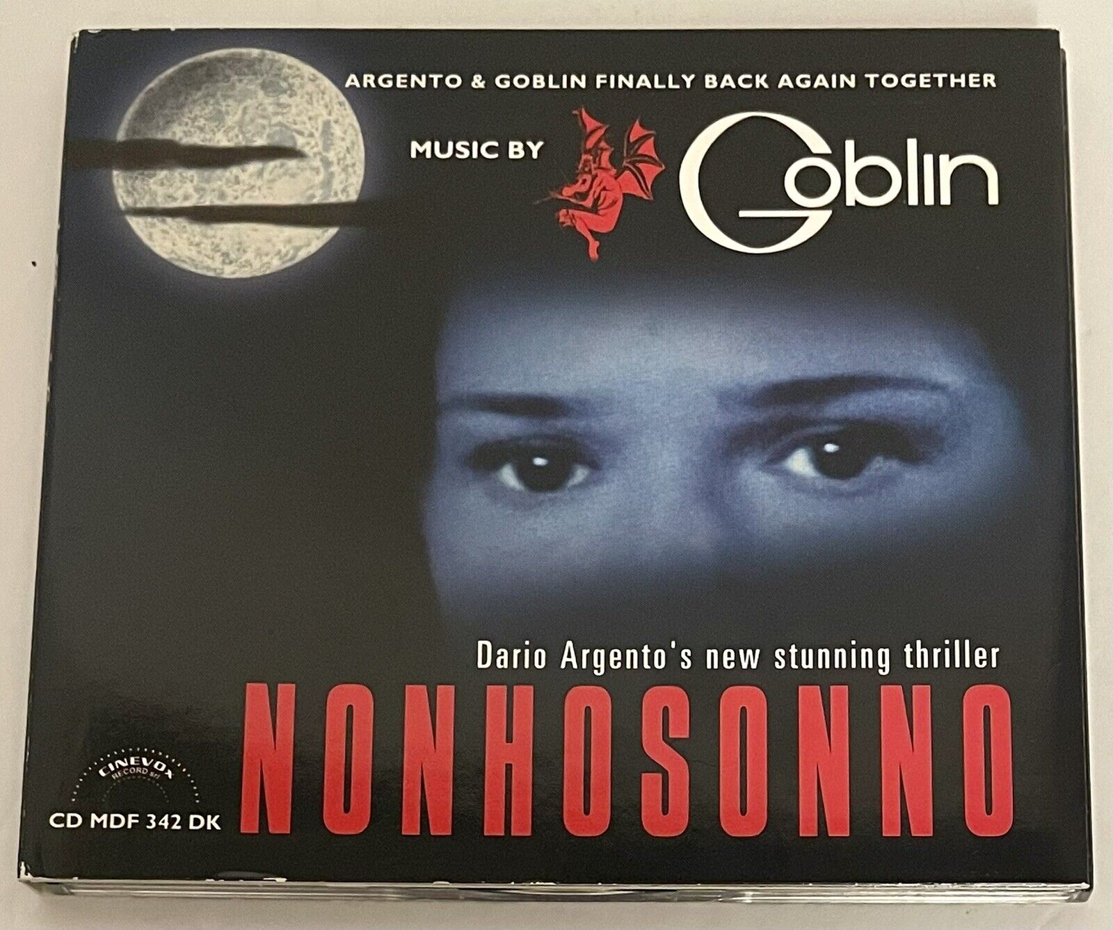 Nonhosonno, by Goblin, Soundtrack, Limited Edition, Stereo, CD, Italy, 2000