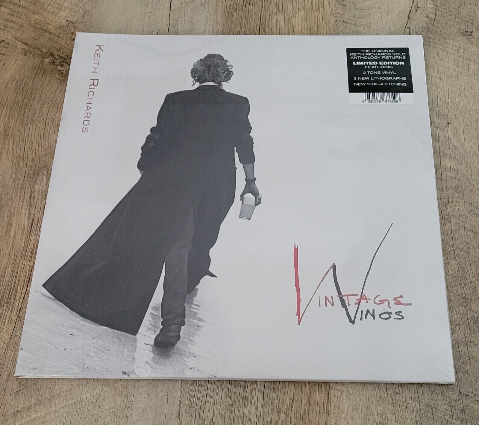 Keith Richards VINTAGE VINOS Double LP RSD 2023: Brand New RED COLOR