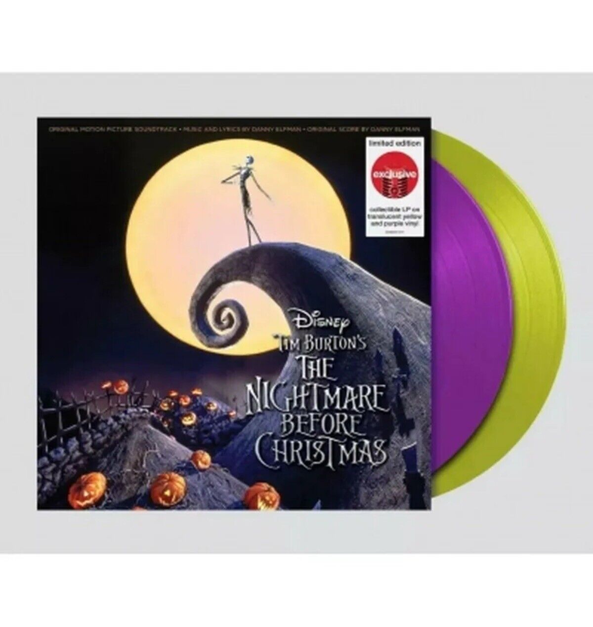The Nightmare Before Christmas (Limited Edition, Yellow/Purple Vinyl 2 LP) USED