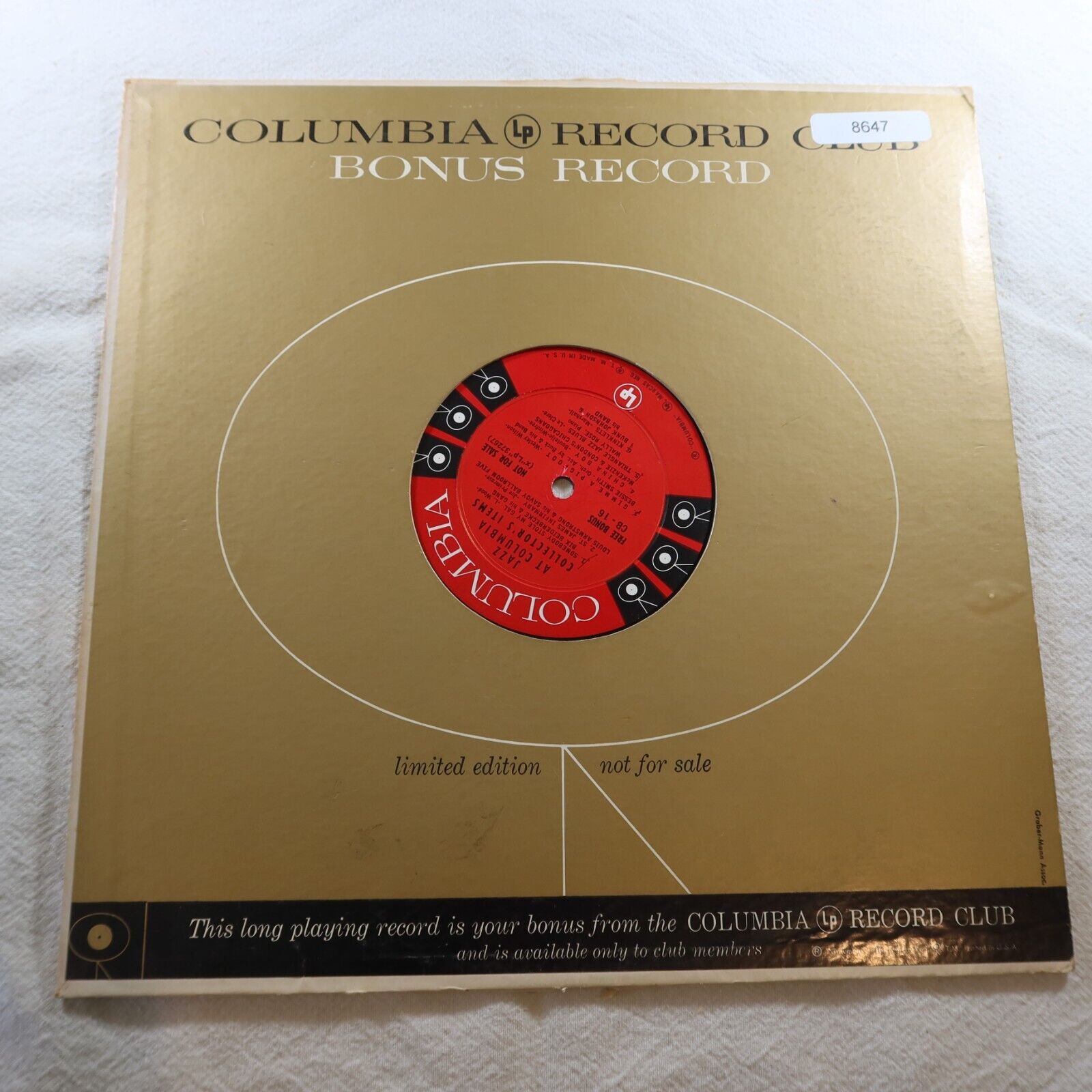 Various Artists At Columbia Collector'S Items Limited Edition   Record Album LP