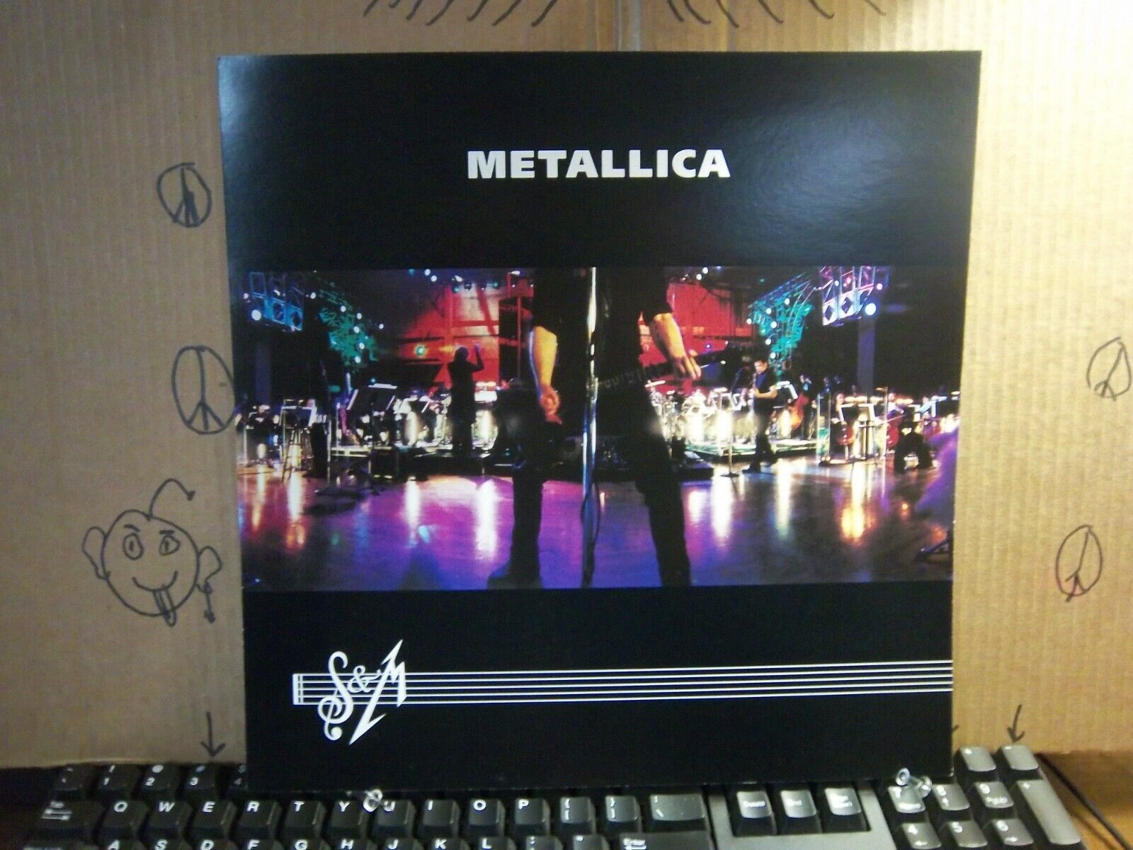 Orig Vintage Iron Metallica  S n M 1999 12x12 Promo Flat/poster Not a record
