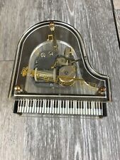 Grand Piano Music Box Beethoven Fleur De Lis Acrylic Vintage Hong Kong picture