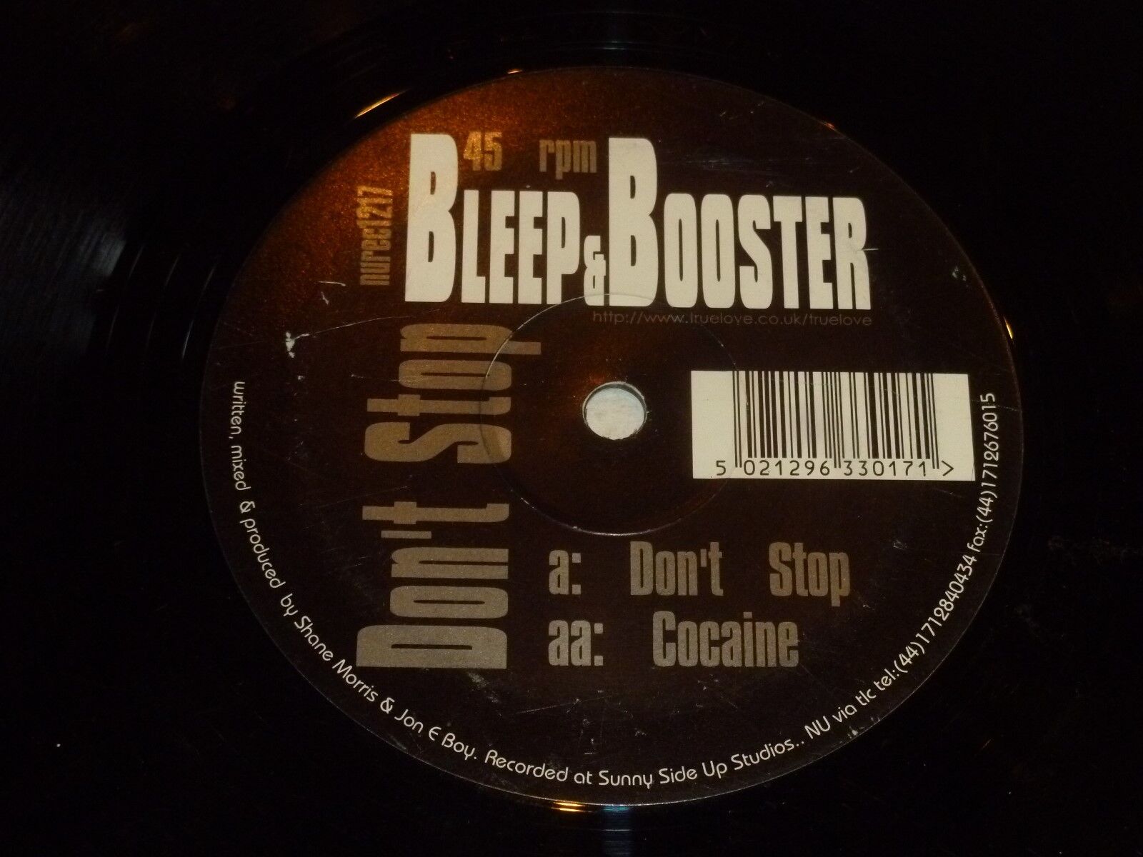 BLEEP & BOOSTER - Don\'t Stop - UK 2-track 12\