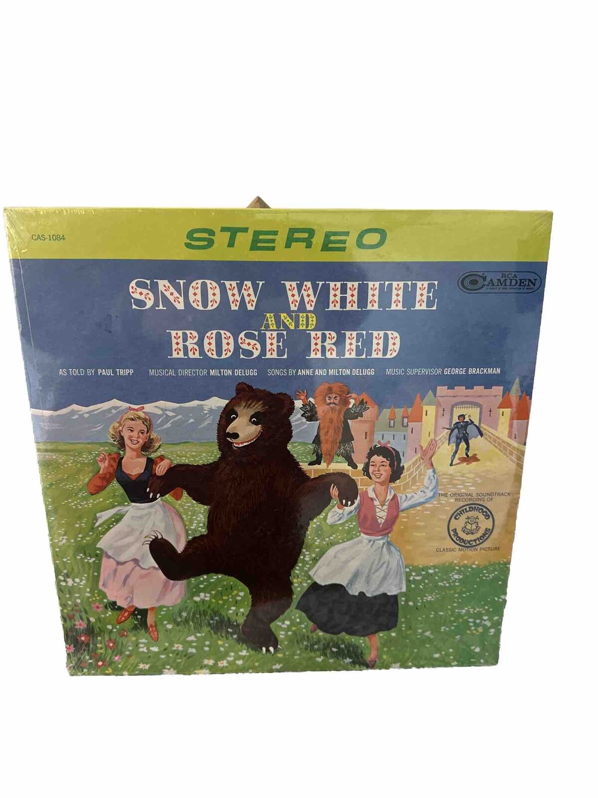 Sealed Vintage 1966 Vinyl LP Children’s Record - Snow White and Rose Red