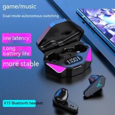 Radio Gaming Music Bluetooth Earphone In-ear Large Power Low Latency Black picture