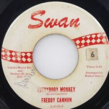 FREDDY CANNON Everybody Monkey / Oh Gloria SWAN S-4149 VG- picture