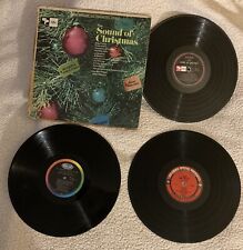 Vintage Christmas Records Lot Of 3 A Merry Merry Christmas,The Sound Of Christma picture