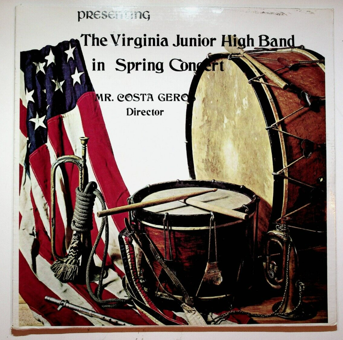 Bristol VA Virginia Junior High School Band Costa Geros Vinyl LP Record SEALED
