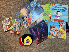 Vintage Vinyl Records Lot Disney Sesame Street And More picture