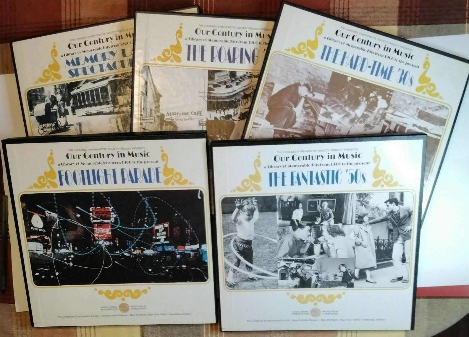Vintage Our Century In Music Longines Society 20 Volume Set Vinyl Album 33 1/3